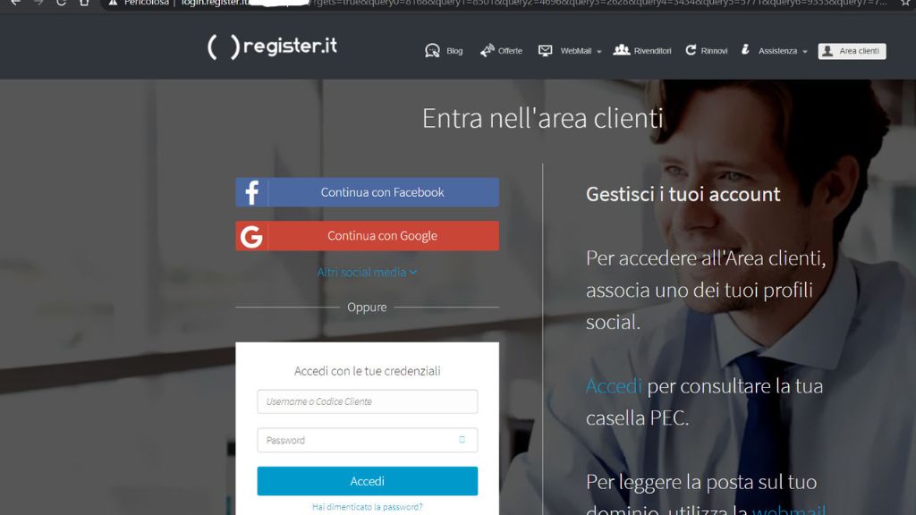 5-Fake login register