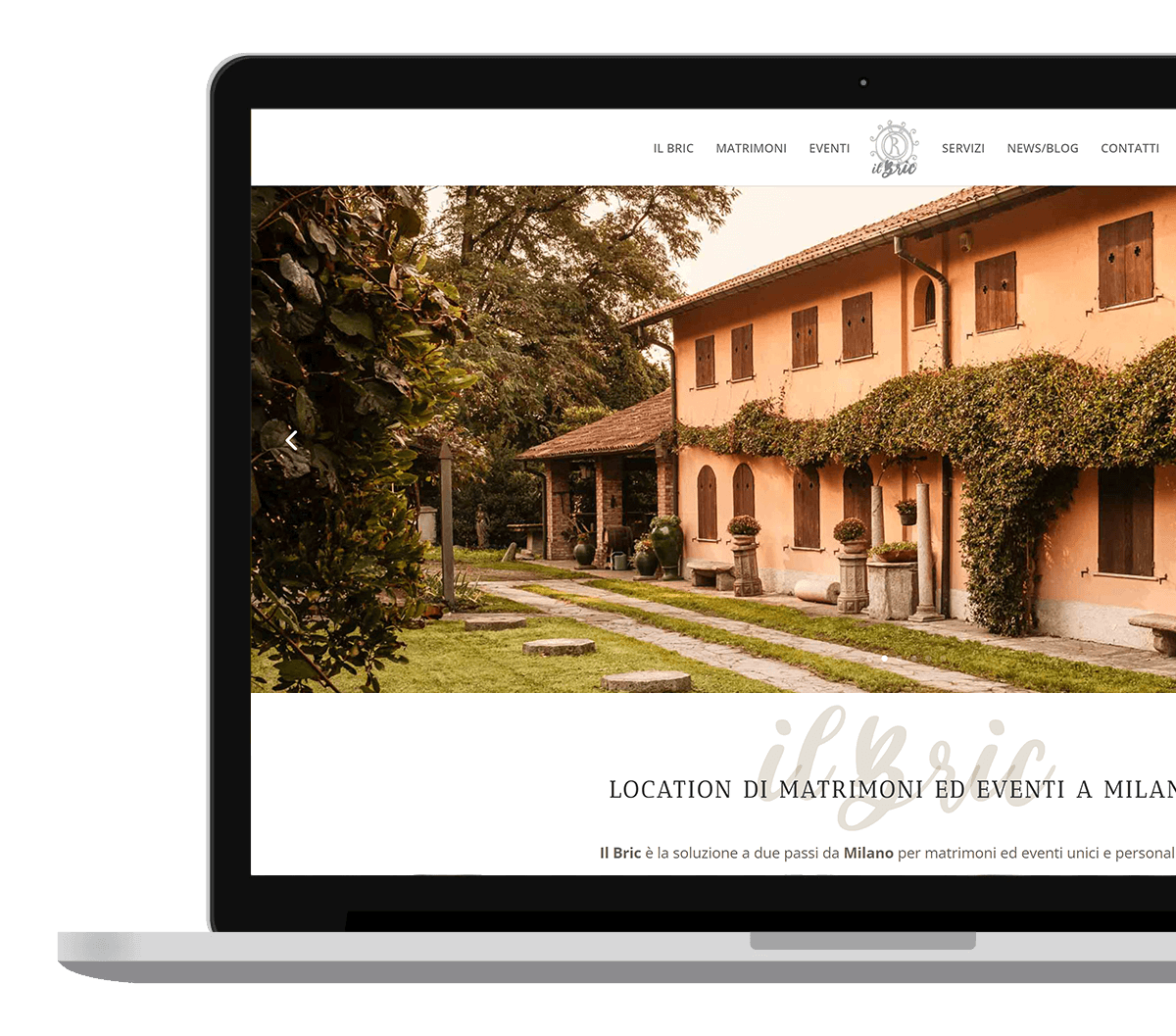 Sito web per Location Matrimoni ed Eventi Il Bric