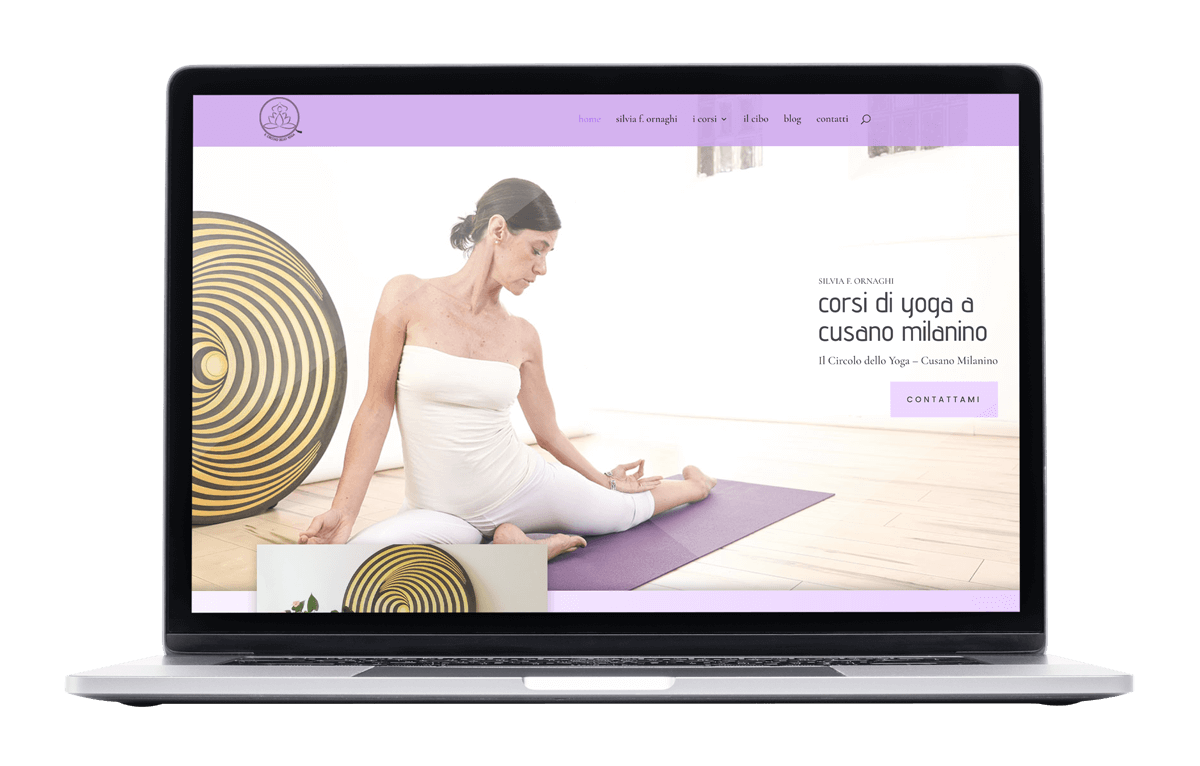 Sito web per corsi di Yoga - Silvia Ornaghi