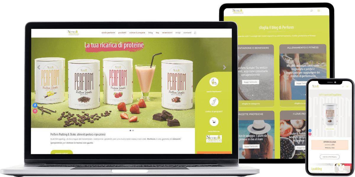 Realizzazione landing page Perform