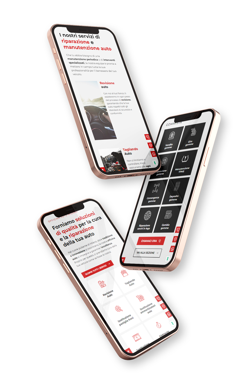 Sito per Autofficina Responsive