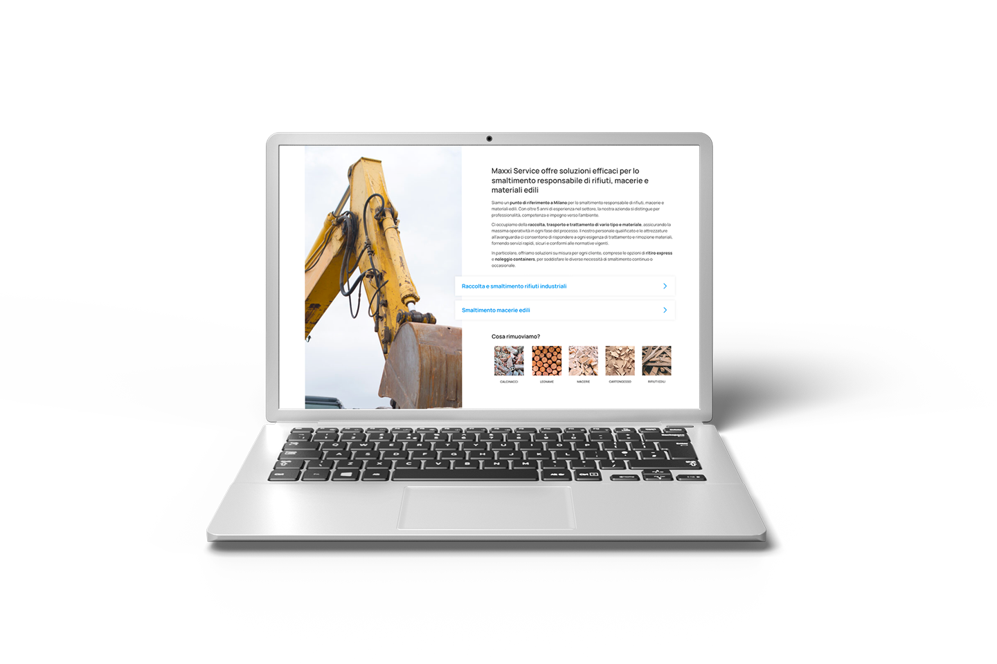 Sviluppo sito web per Maxxi Service