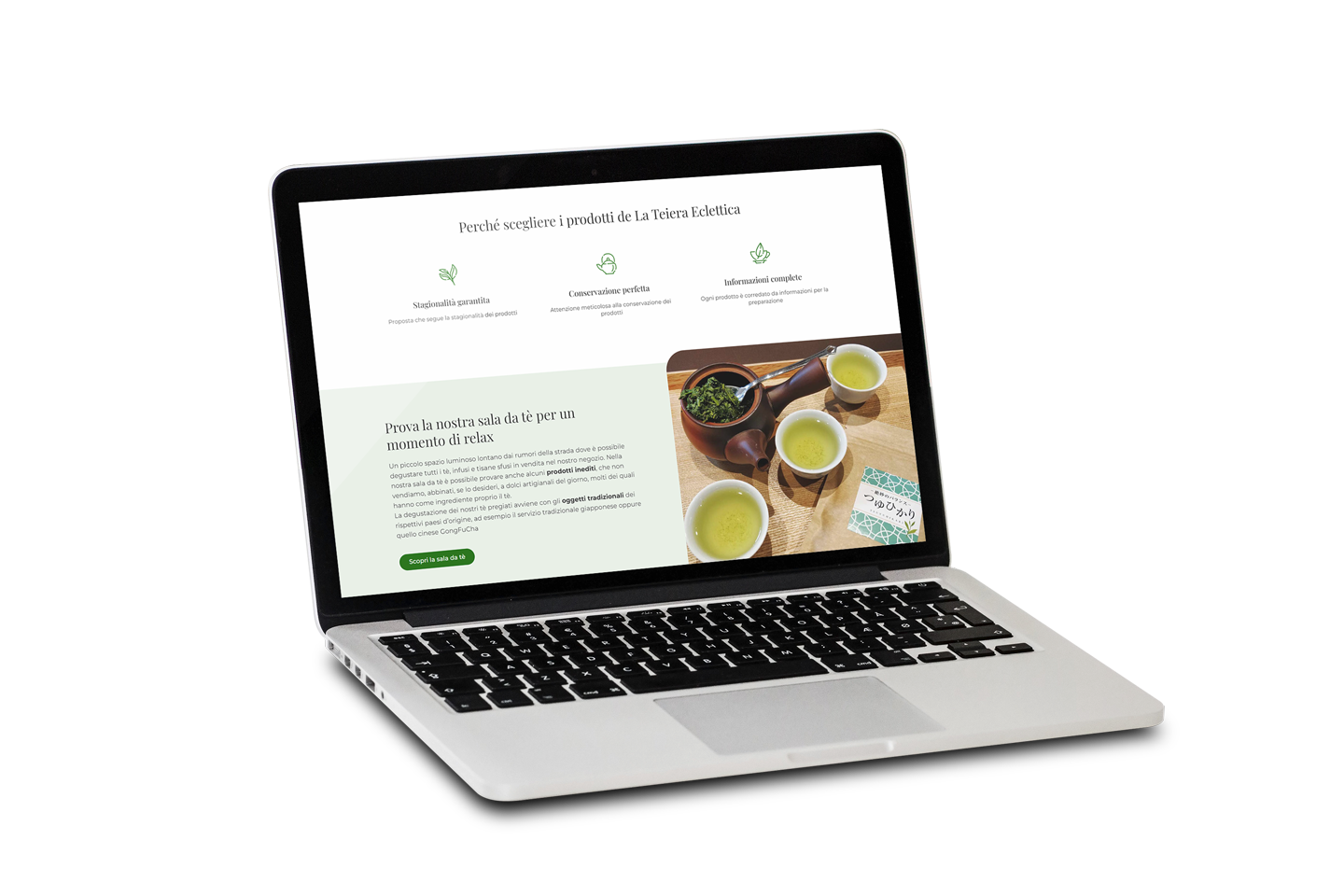 La Teiera Eclettica - Sviluppo e-commerce di tè