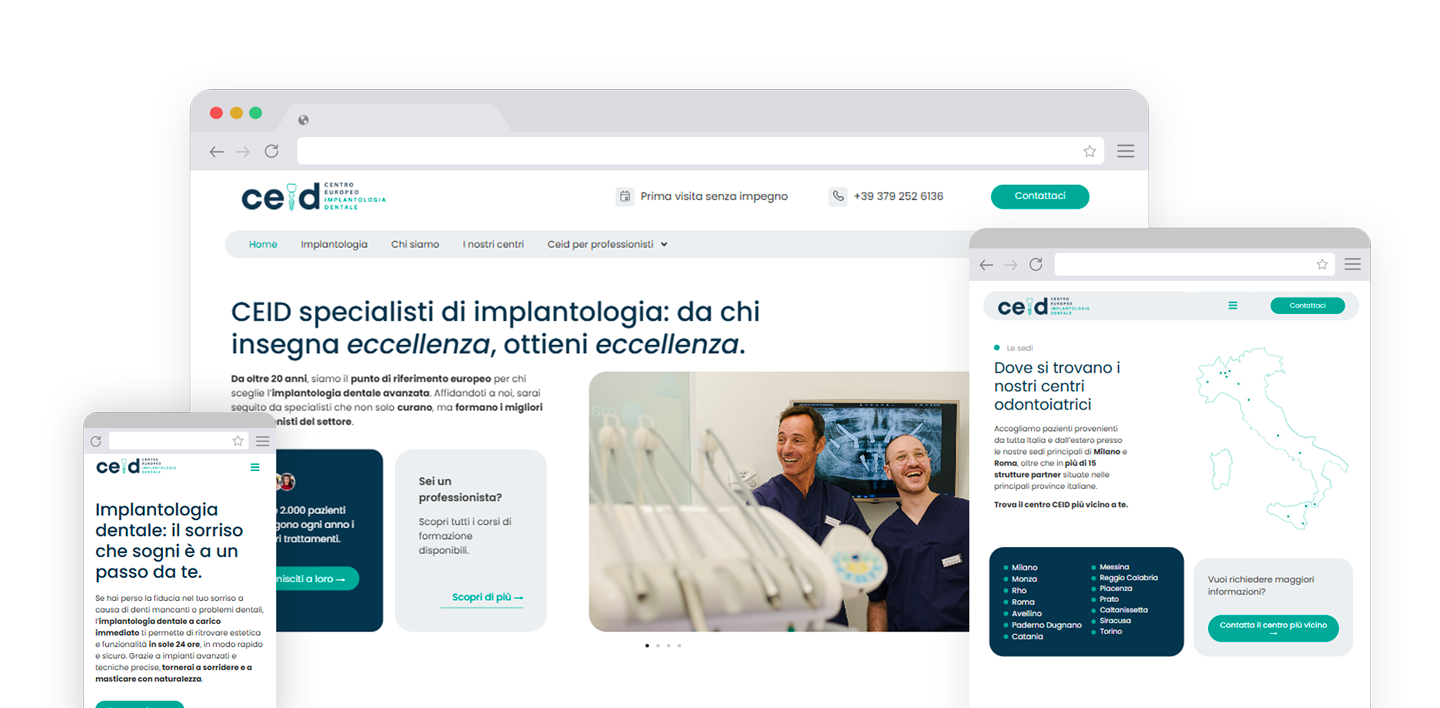 Restyling sito web CEID