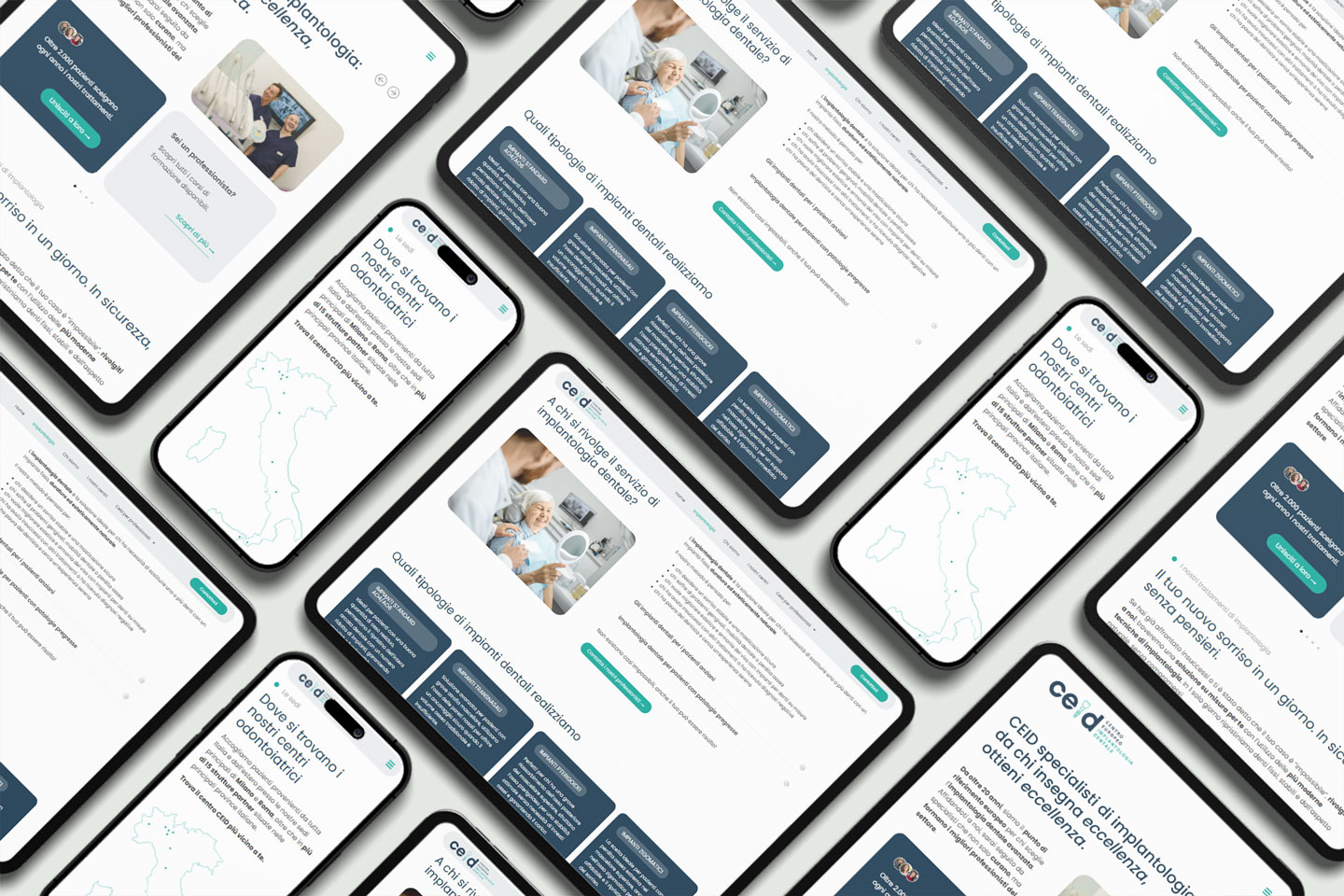 Sito Web per centro di implantologia Ceid