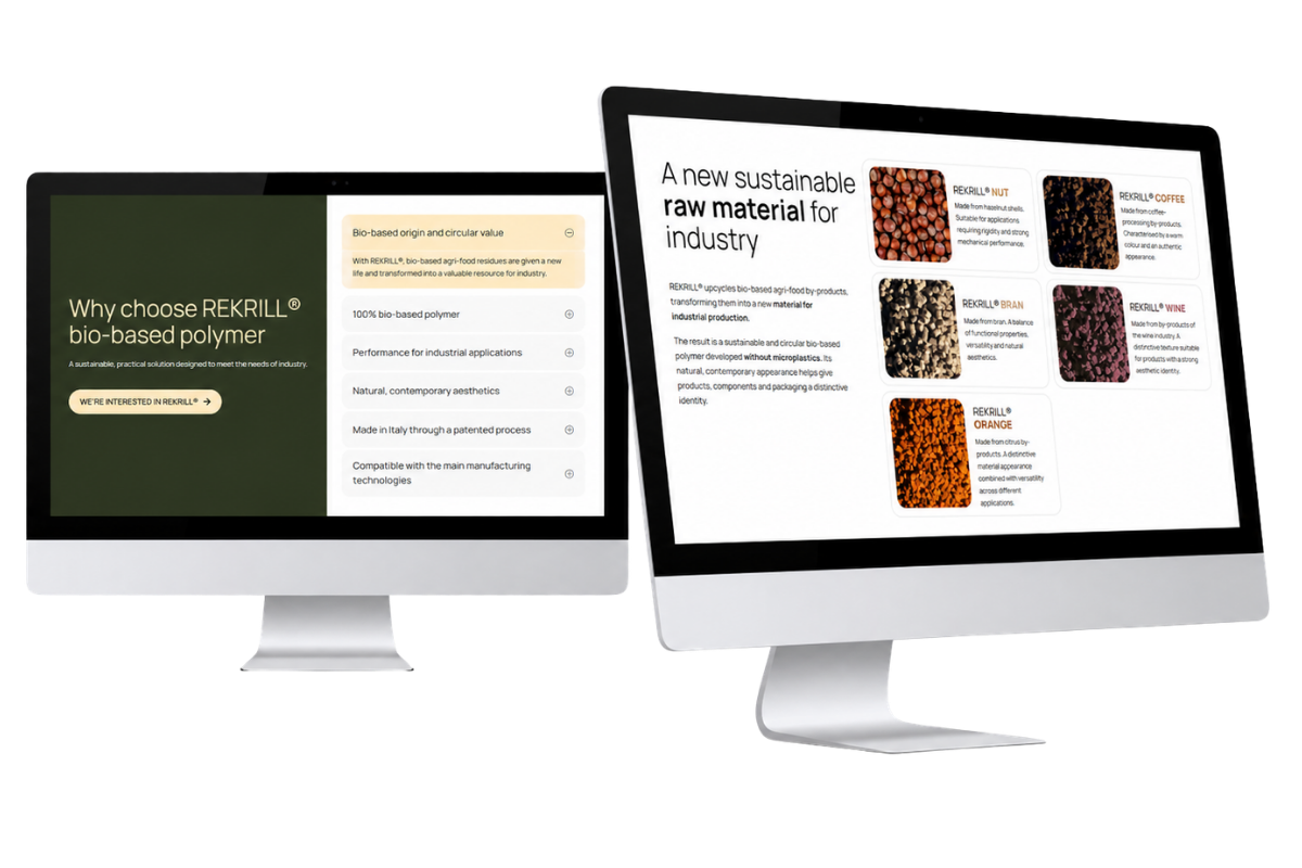 Landing page Rekrill realizzata da Isola di Comunicazione