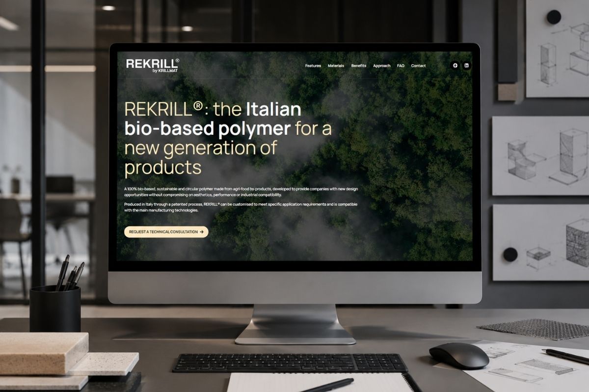 Landing Page B2B REKRILL® realizzata da Isola di Comunicazione